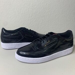 Reebok Classic‎ Club C 85 Black Retro Shoes - Women's Size 11 Men's Size 9.5